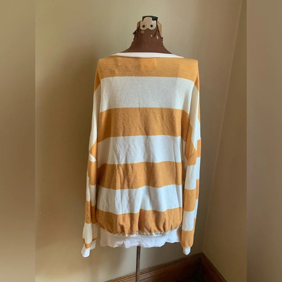 Fantastic fawn sweatshirt, striped oversized - Picture 5 of 8
